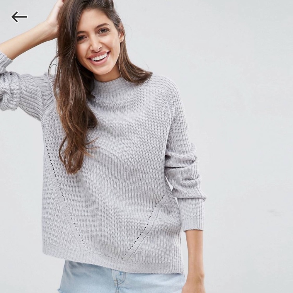ASOS Sweater With Slouchy High Neck